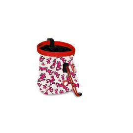 Ocun Lucky Kid + Pink Belt - Practical and Colourful Chalk Bag for Kids, One Size, Frog