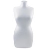 Rayher Female Torso, 25 cm, Polystyrene White, Torso Bust Female,
