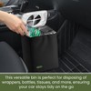 NY-AUTUMN Car Trash Bin with Lid 2 Gallon Capacity Leakproof