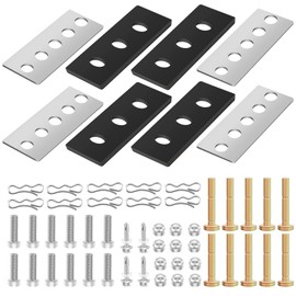 Snow Blower Impeller Modification Kit W/Hardware - 1/4" 4-Blade Universal, for Modifies 2-Stage Machine, with 738-04124A 714-04040 Shear Pins (0.25" x 1.5")