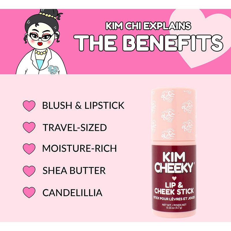 KIMCHI CHIC BEAUTY KIM CHEEKY LIP & CHEEK STICK -