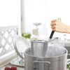 LALAFINA Stainless Steel Pasta Strainer With handle, Food Dumpling Noodle