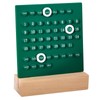 Wooden Kids Calendar DIY Hand Operated Develop Planning Skills Perpetual