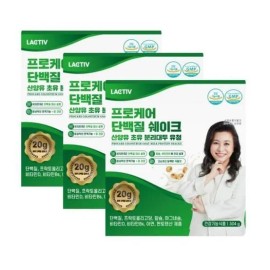 락티브 [하프클럽]락티브 프로케어 단백질 쉐이크 304g 3통/SJ 기본