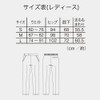Nano Universe NU2854 Women's Straight Pants, Anti-Static Stretch, White Coat,