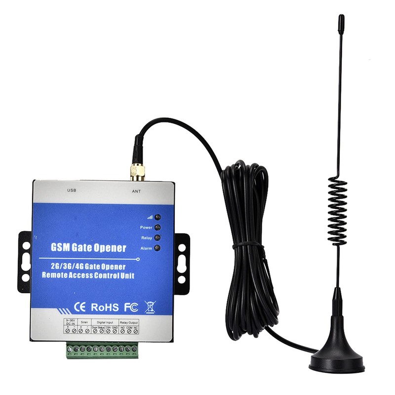 Sonew GSM Gate Opener, RTU5025 Wireless Garage Opener Door Access