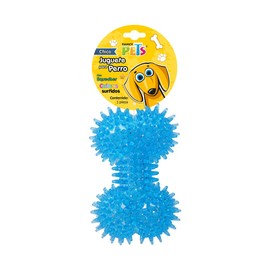 Fancy Pets Juguete para Perro, Hueso con Squeaker, Glitter y Colores Surtidos CH