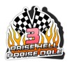 BAVAHA Raise Hell Praise Dale Magnet Retro Car Racing Magnetic