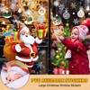 TOMEEK Large Christmas Window Stickers 4 Sheets Extra Tree Large