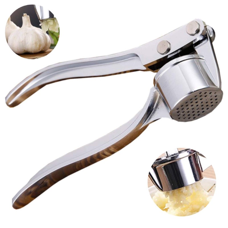 Garlic Press for Kitchen, Ginger Peeler Garlic Crusher
