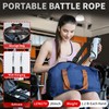 Ropeless Battle Ropes for HIIT Workouts, Cardio & Muscle Training,
