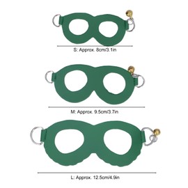 BAOFUYA Hamster Harness and Lead Set No Pull Guinea Pig Striped Harness Hamster Harness Vest or Ferret, Iguana, Hamster, Bearded Dragon, Green