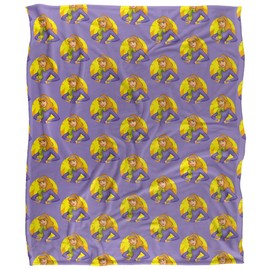 LOGOVISION Scooby DOO! Silky Touch superweiche Überwurfdecke, 152 x 127 cm