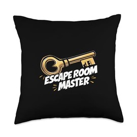 Escape Room Master Exit Game Escape Room Throw Pillow