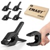 EMART 6 Pack Heavy Duty Muslin Spring Clamps, 6 inch