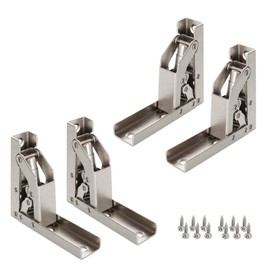 KAFENDA-90 Degree Folding HingesHard Closing Hinges for Cabinet Upgrades-Easy to Install Concealed Hinges (4)