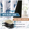 H.VERSAILTEX 100% Blackout Curtains 63 inch Length 2 Panels Set