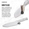 Farberware Edgekeeper Triple Riveted Chef Knife with Self-Sharpening Blade Cover,