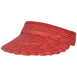 Seeberger Women's Straw Sign Velcro (One Size), darkred