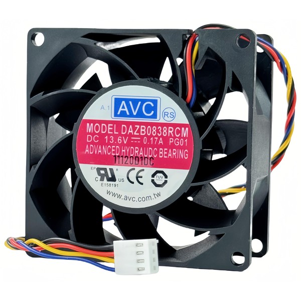 for AVC DAZB0838RCM Cooling Fan DC 13.6V 0.17A 8038 80mm