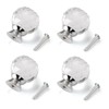 Yesmin Crystal Door Knobs,4 Pcs 30MM Crystal Drawer Carbinet Door
