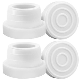 Qloby 4 Pack Pool Ladder Bumpers for Inground Pool, Rubber Inside Plug Caps fit 1.9" Standard Steps Tubing, Protective Bumper End Cap Inside Plug Cover for Underground Swimming Pool