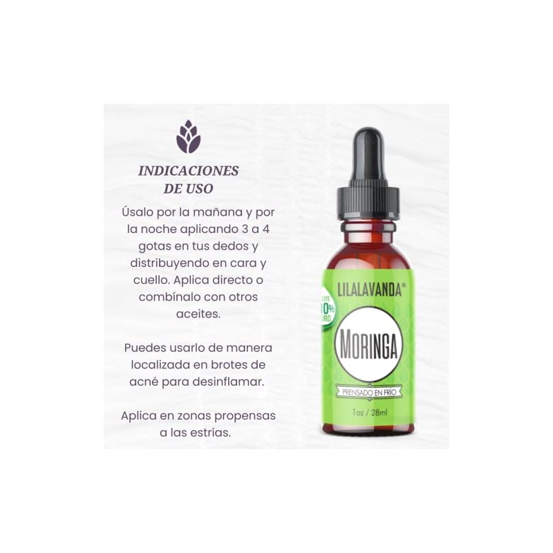 LilaLavanda – Kit Trío Facial: Rosa Mosqueta, Moringa y Jojoba