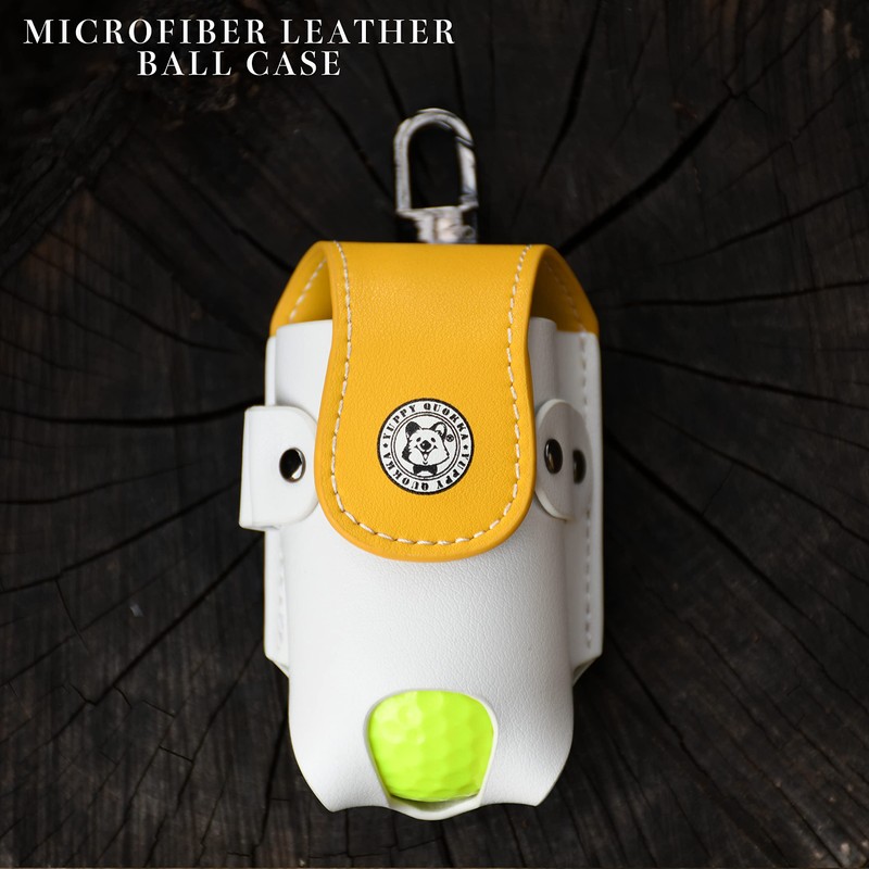 YUPPY QUOKKA Golf Ball Case, Like Genuine Leather, Premium, Premium