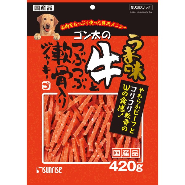 Gonta's Umami Beef and Jerky with Crushed Cartilage, 14.8 oz (420 g)