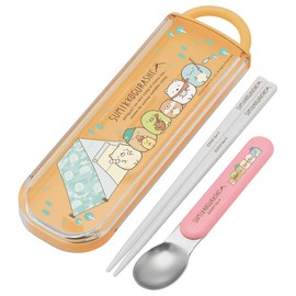 Skater CCA1 Sumikko Gurashi Camping Chopsticks and Spoon Set, Made in Japan
