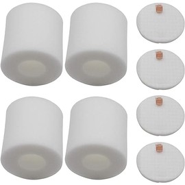 4-Pack Foam Filter Replacement Kit for Shark IQ Robot QR1000SG, QR1000SW, RV1000, RV1000C, RV1000S, RV1001, RV1001AE, RV1001AEC Vacuum Cleaners