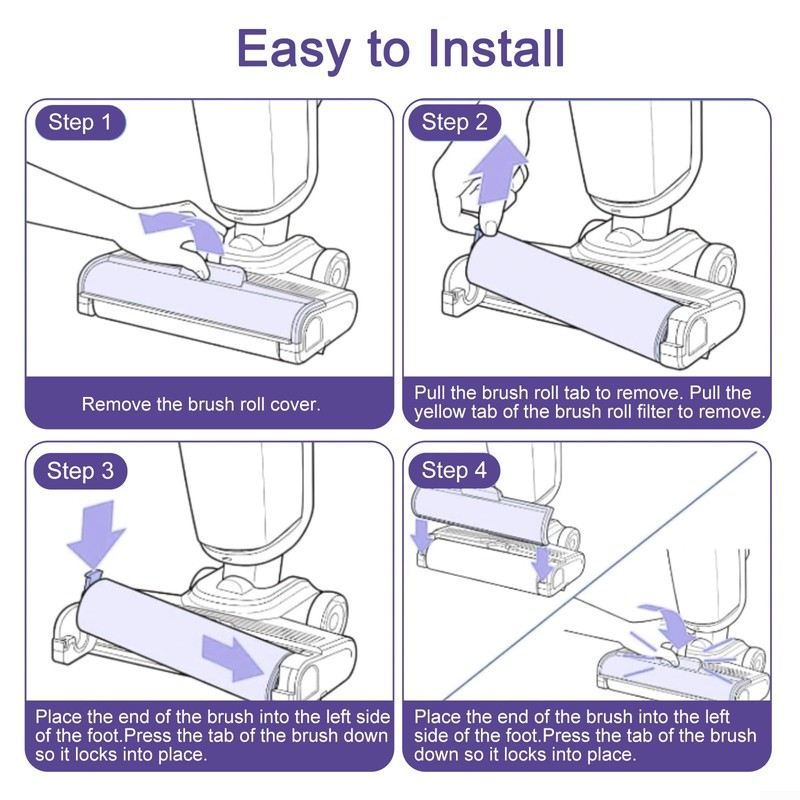 Replacement Brush Roller Filter for Shark HydroVac 3 in 1
