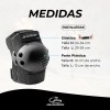 Protectores Patin Rodilleras Coderas Kit Profesional Adultos