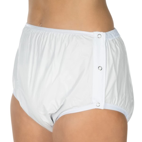 Suprima 1-222-000 Unisex PVC Briefs with Inner Lining Buttoned Size