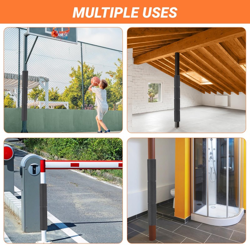 YeeBeny 4pcs Basement Pole Wrap, Garage Pole Padding with Anti