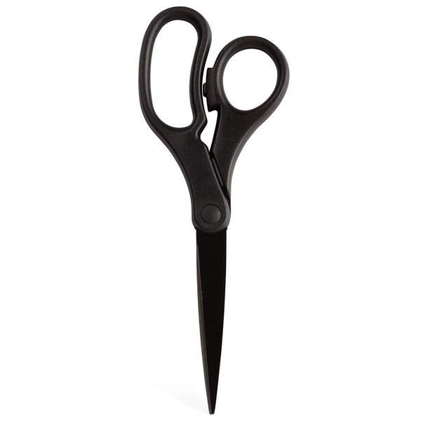 JAM PAPER Multi-Purpose Precision Scissors - 8 Inch - Black