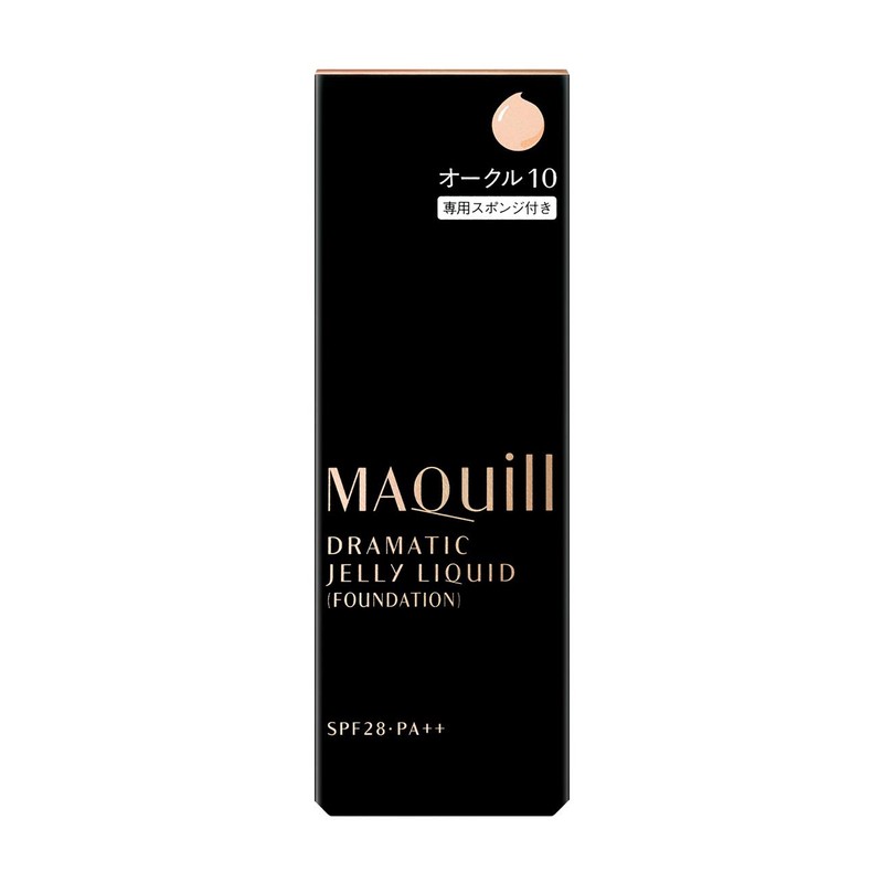 Maquillage Dramatic Jelly Liquid Foundation, Unscented, Ochre 10, 1.0 oz