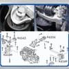 Engine Motor and Trans Mount Set of 4 Compatible with