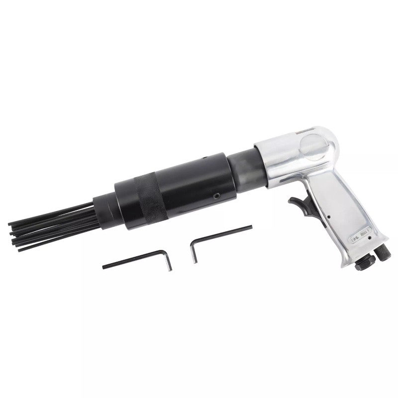 BTSHUB Air Pneumatic Needle Scaler Tool Pistol Grip Rust Slag