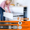 12 inch Drawer Slides 6 Pairs (12pcs) Soft Close 3