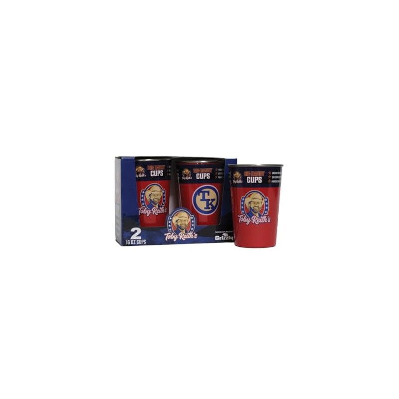 Grizzly Toby Keith's Big Daddy 16 oz Cup 2 Pack