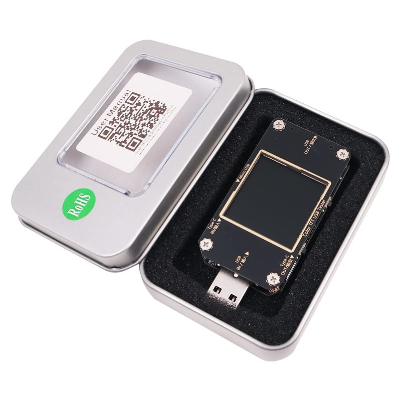 WANGCL USB Tester Voltmeter with Bluetooth USB Power Meter Digital