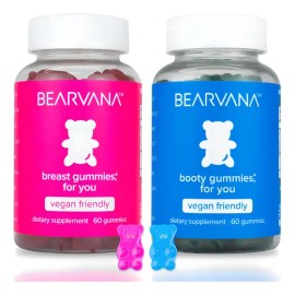 Bearvana Gomitas Soporte Glúteos Y Pecho 120 Unidades