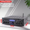 Pyle 200W Audio Stereo Receiver - Wireless Bluetooth Power Amplifier