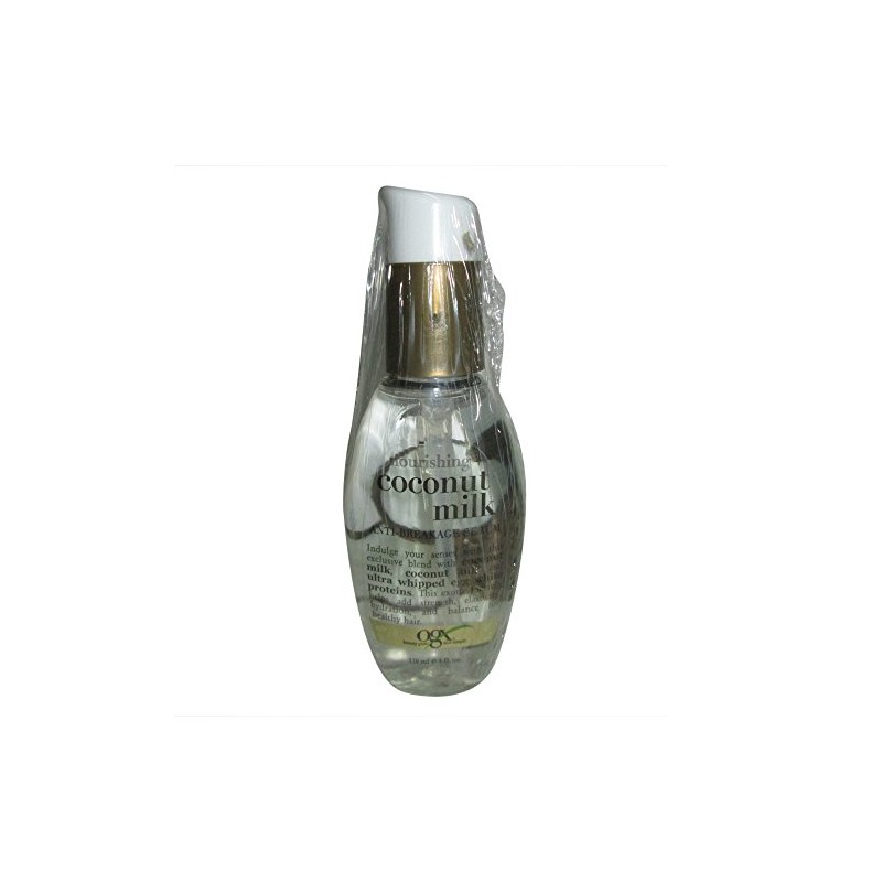 Ogx Coconut Milk Serum Anti-Breakage 4 Ounce (118ml) (2 Pack)