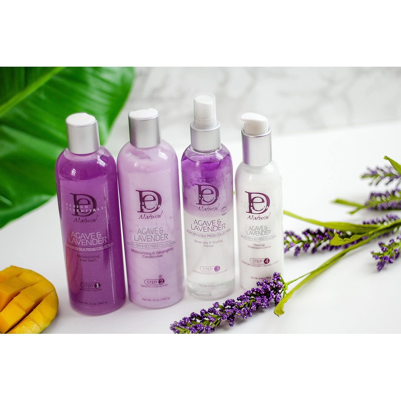 Design Essentials Agave & Lavender Moisturizing Blow-Dry & Styling Primer,
