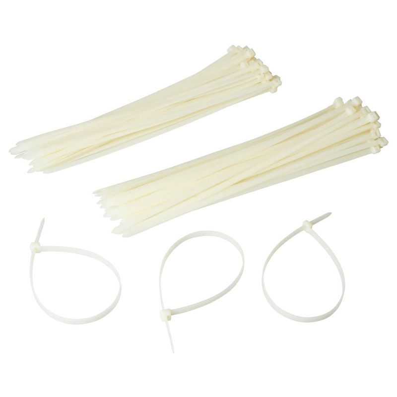 KIMOC 100 Pcs Nylon Cable Ties 100 Pcs 3.9 inches