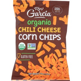 RW Garcia Organic Chili Cheese Corn Chips, USDA Certified Organic, Gluten Free & Non-GMO, 7.5 Oz (Pack of 12)