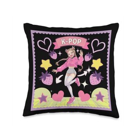 K-Pop Dance Korean Pop Music Dancing South Korea Kpop Throw Pillow