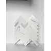 COLAMO Luxury 5Pack Peel and Stick Herringbone Mosaic Tiles for